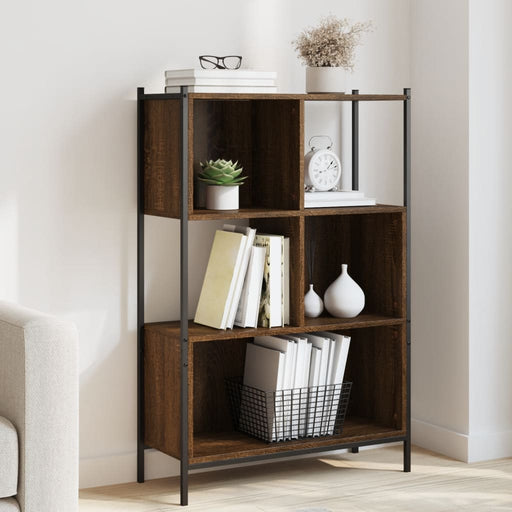 Bibliotecă, stejar maro, 72x28x109 cm, lemn prelucrat - WALTI WALTI