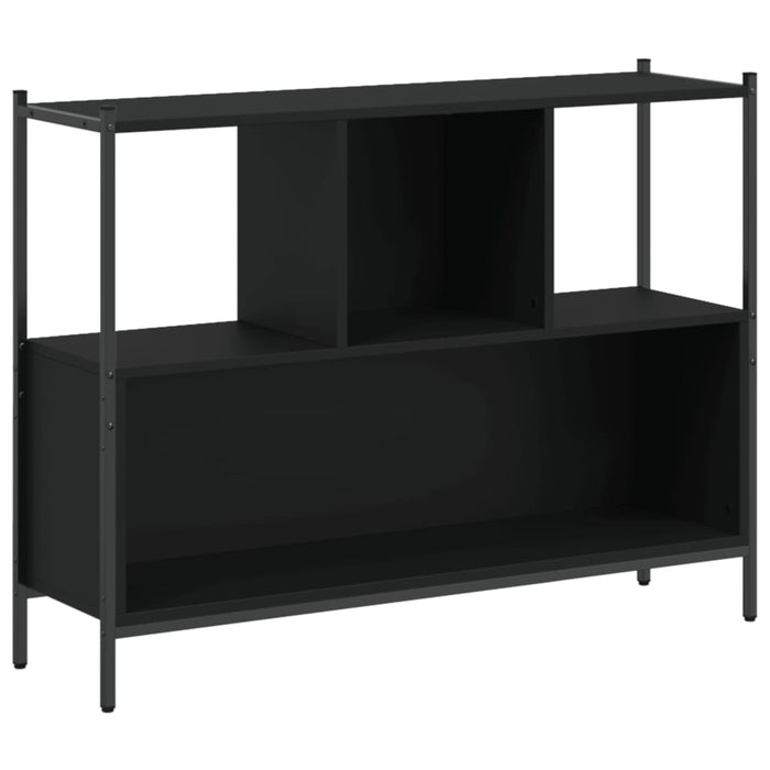 Bibliotecă, negru, 102x28x77,5 cm, lemn prelucrat WALTI