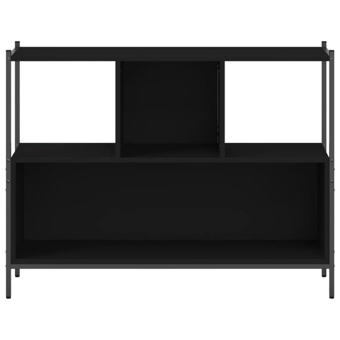 Bibliotecă, negru, 102x28x77,5 cm, lemn prelucrat WALTI