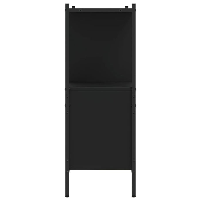 Bibliotecă, negru, 102x28x77,5 cm, lemn prelucrat WALTI