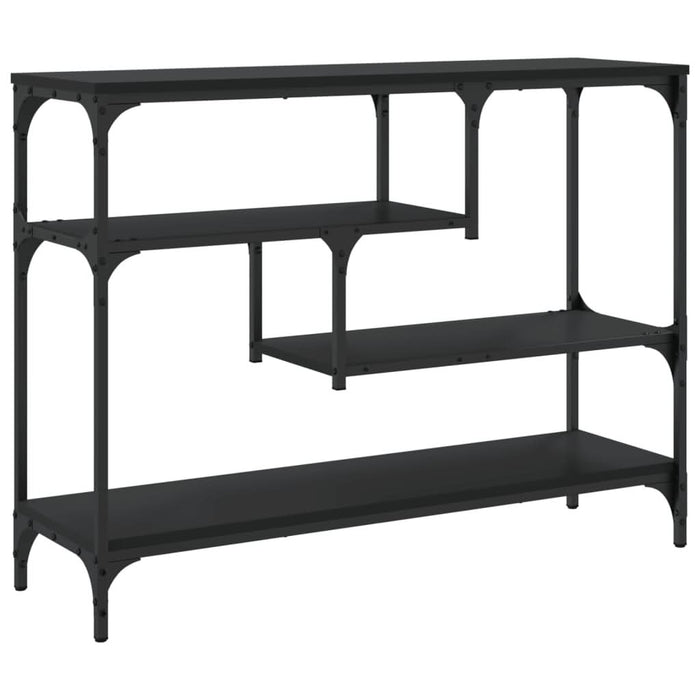 Măsuță consolă, negru, 100x30x75 cm, lemn compozit - WALTI WALTI