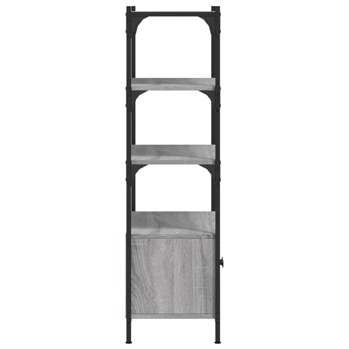 Bibliotecă 3 niveluri gri sonoma 70x30x109,5 cm, lemn prelucrat WALTI