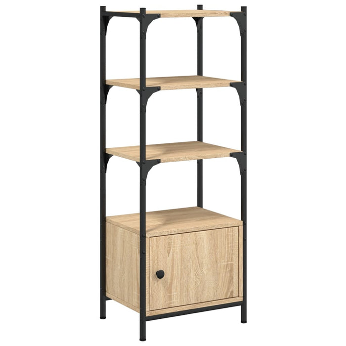 Bibliotecă 3 niveluri, stejar sonoma, 41x30x109,5 cm lemn WALTI