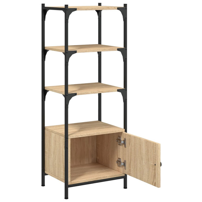 Bibliotecă 3 niveluri, stejar sonoma, 41x30x109,5 cm lemn WALTI