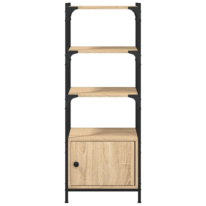 Bibliotecă 3 niveluri, stejar sonoma, 41x30x109,5 cm lemn WALTI