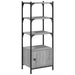 Bibliotecă 3 niveluri gri sonoma 41x30x109,5 cm, lemn prelucrat - WALTI WALTI