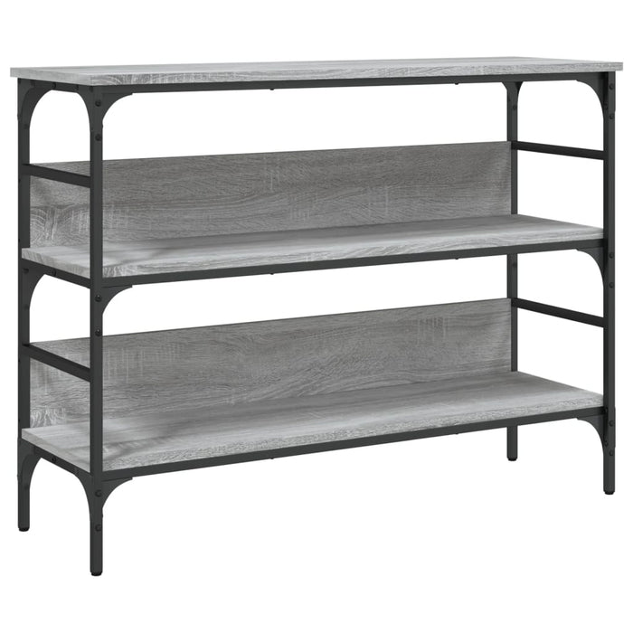 Măsuță consolă, gri sonoma, 100x32x75 cm, lemn prelucrat - WALTI WALTI
