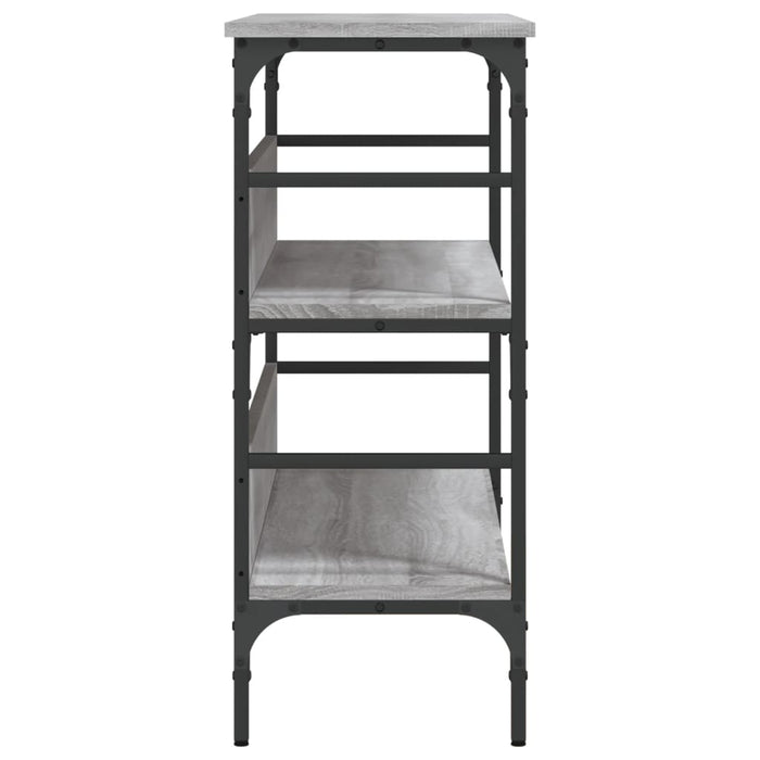 Măsuță consolă, gri sonoma, 100x32x75 cm, lemn prelucrat - WALTI WALTI