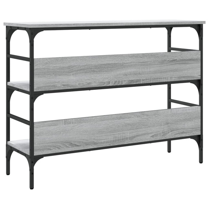 Măsuță consolă, gri sonoma, 100x32x75 cm, lemn prelucrat - WALTI WALTI