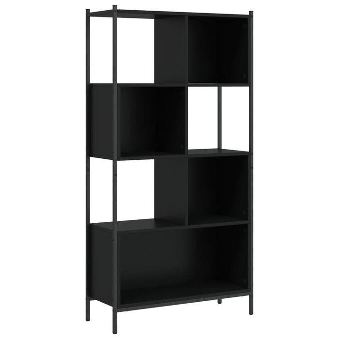 Bibliotecă, negru, 72x28x172 cm, lemn prelucrat - WALTI WALTI