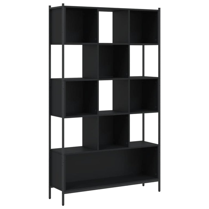 Bibliotecă, negru, 102x28x172 cm, lemn prelucrat - WALTI WALTI