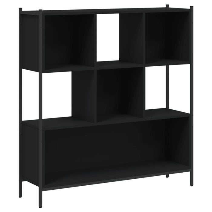 Bibliotecă, negru, 102x28x172 cm, lemn prelucrat - WALTI WALTI