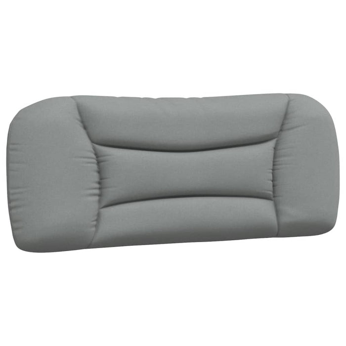 Pernă pentru tăblie de pat Hvar gri deschis, 100 cm, material textil WALTI