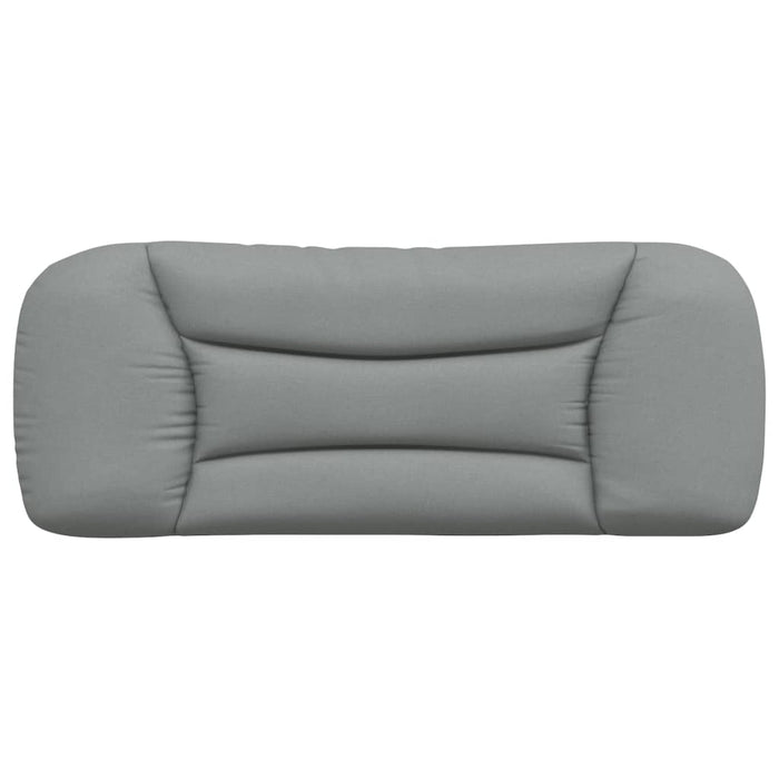 Pernă pentru tăblie de pat Hvar gri deschis, 100 cm, material textil WALTI