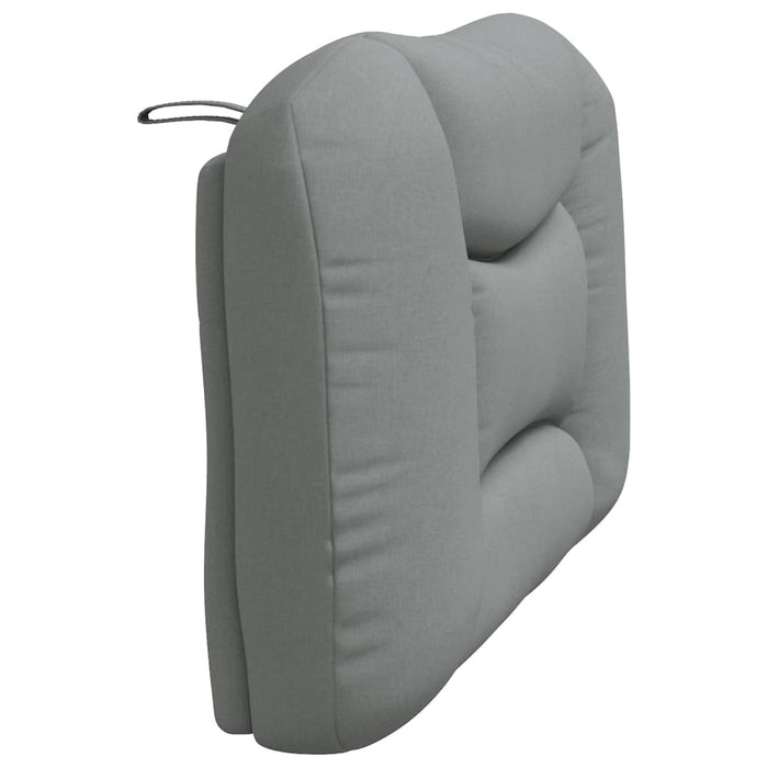 Pernă pentru tăblie de pat Hvar gri deschis, 100 cm, material textil WALTI