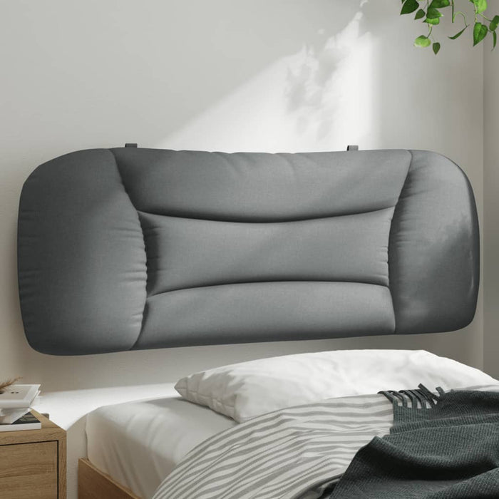 Pernă pentru tăblie de pat Hvar gri deschis, 100 cm, material textil WALTI