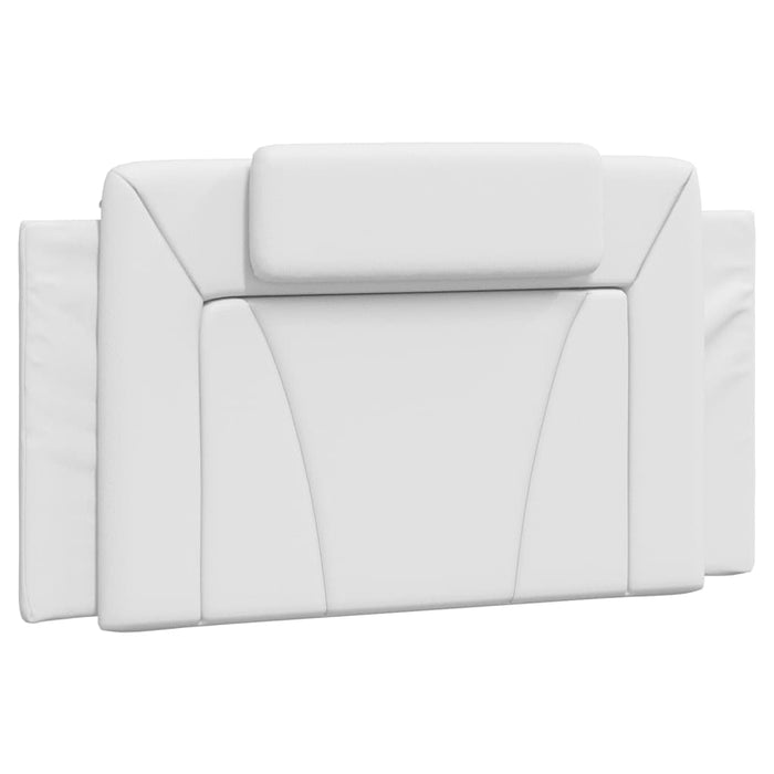 Pernă pentru tăblie de pat Viana albă 100 cm piele ecologică WALTI