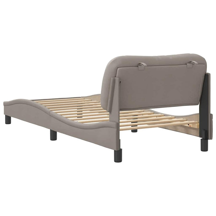 Cadru de pat fără saltea Hvar Taupe 90x190 cm Stofa - WALTI WALTI