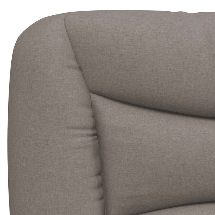 Cadru de pat fără saltea Hvar Taupe 90x200 cm țesătură WALTI