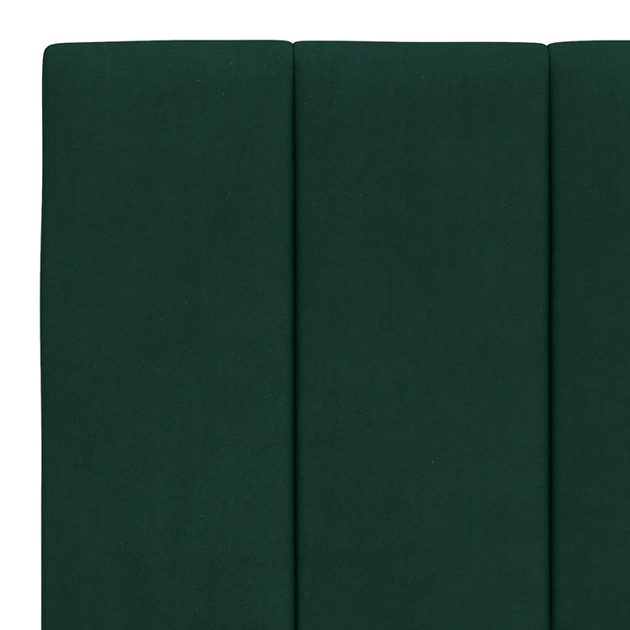Cadru de pat fără saltea, Hanko, verde închis, 180x200 cm, catifea WALTI