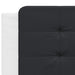 Cadru de pat fără saltea Zadar alb și negru 200x200cm piele artificială - WALTI WALTI