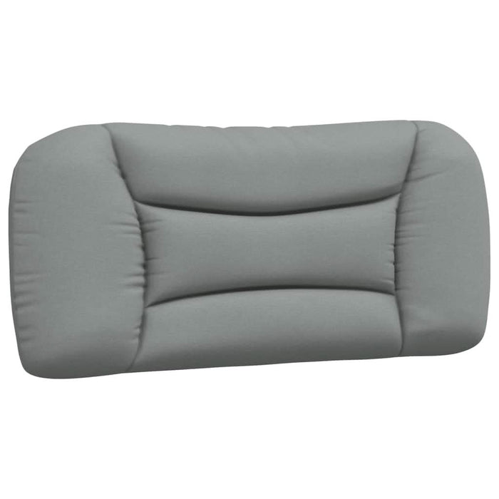 Pat cu saltea, gri deschis, 90x190 cm, textil - WALTI WALTI