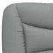 Pat cu saltea, gri deschis, 90x190 cm, textil - WALTI WALTI