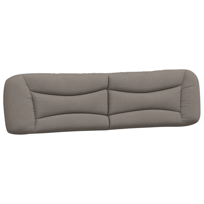 Pat cu saltea, Hvar, gri taupe, 200x200 cm, textil WALTI