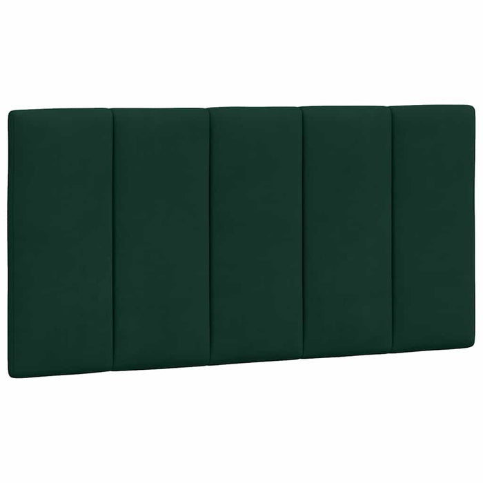 Pat cu saltea, Hanko, verde închis, 100x200 cm, catifea WALTI