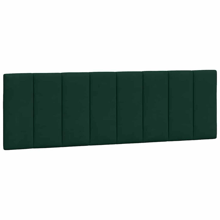 Pat cu saltea, Hanko, verde închis, 160x200 cm, catifea WALTI
