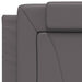 Pat, Viana, cu saltea, gri, 80x200 cm, piele ecologică - WALTI WALTI