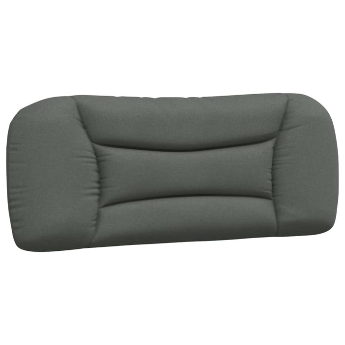 Cadru de pat cu LED fără saltea Hvar țesătură gri închis 100x200 cm WALTI