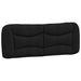 Cadru de pat cu lumini LED, negru, 120x200 cm, textil - WALTI WALTI