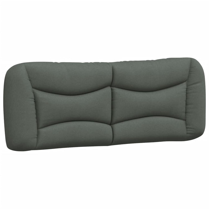 Cadru de pat cu LED fără saltea Hvar Gri închis 140x190 cm Material WALTI