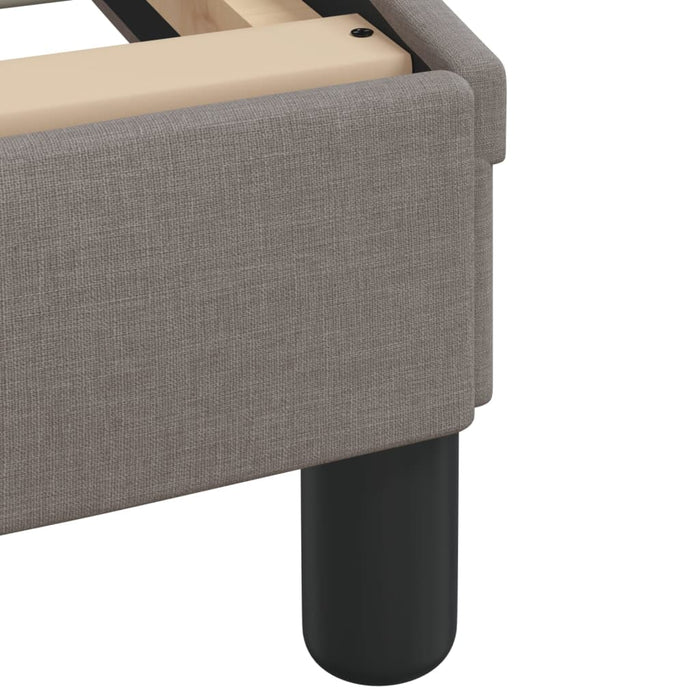 Cadru de pat cu LED fără saltea Hvar Taupe 140x190 cm Material WALTI