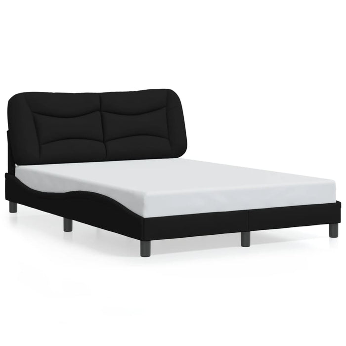 Cadru de pat cu LED fără saltea Hvar Negru 140x200 cm Material WALTI