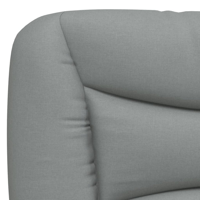 Cadru de pat cu LED fără saltea Hvar Gri deschis 160x200 cm Material WALTI