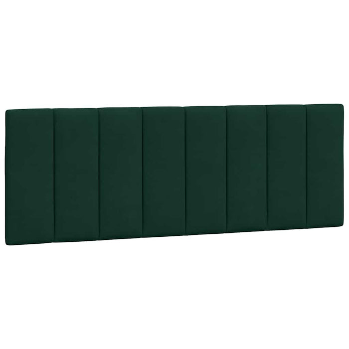 Cadru de pat cu LED fără saltea, Hanko, verde închis, 120x200 cm, catifea WALTI