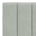 Cadru de pat cu lumini LED, gri deschis, 140x200 cm, catifea - WALTI WALTI