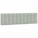 Cadru de pat cu lumini LED, gri deschis, 180x200 cm, catifea - WALTI WALTI