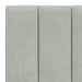Cadru de pat cu lumini LED, gri deschis, 180x200 cm, catifea - WALTI WALTI