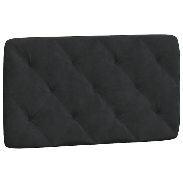 Cadru de pat cu lumini LED, negru, 90x190 cm, catifea - WALTI WALTI
