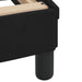 Cadru de pat cu lumini LED, negru, 90x190 cm, catifea - WALTI WALTI