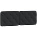 Cadru de pat cu lumini LED, negru, 140x200 cm, catifea - WALTI WALTI