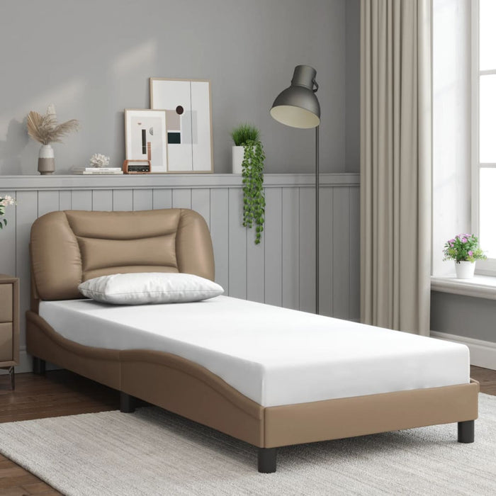 Cadru de pat cu LED fără saltea Hvar cappuccino 90x200 cm WALTI