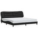 Cadru de pat cu lumini LED, negru, 200x200 cm, piele ecologică - WALTI WALTI