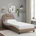 Cadru de pat Viana cu LED fără saltea cappuccino 90x190 cm - WALTI WALTI