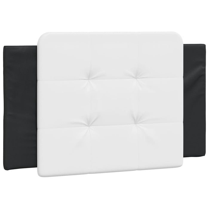 Cadru de pat cu LED fără saltea Zadar negru/alb 80x200 cm WALTI
