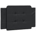 Cadru de pat cu lumini LED, negru, 100x200 cm, piele ecologică - WALTI WALTI