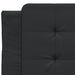 Cadru de pat cu lumini LED, negru, 100x200 cm, piele ecologică - WALTI WALTI